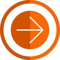 Arrow Circle Right Vector Icon Design