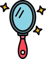 Hand Mirror Vector Icon