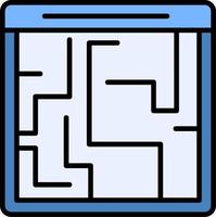 Labyrinth Vector Icon