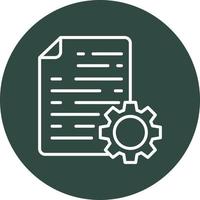 Content Management Vector Icon