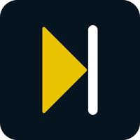 Skip Vector Icon Design