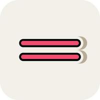 Grip Lines Vector Icon Design