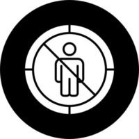 No Entry Vector Icon