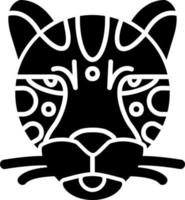 icono de vector de leopardo