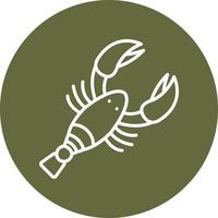 Lobster Vector Icon