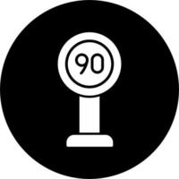 Speed Limit Vector Icon