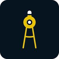 Drafting Compass Vector Icon Design