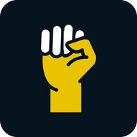 Fist Raised Vector Icon Design