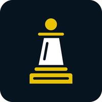 Chess Pawn Vector Icon Design