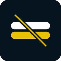Not Equal Vector Icon Design