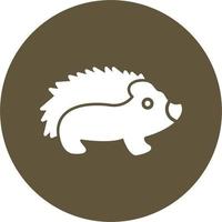 Hedgehog Vector Icon