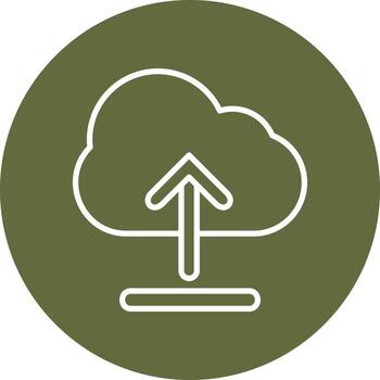 Cloud Upload Vector Icon