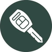 Car Key Vector Icon