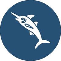 Blue Marlin Vector Icon