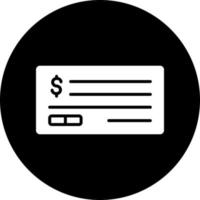 Cheque Vector Icon