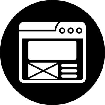 Web Layout Vector Icon