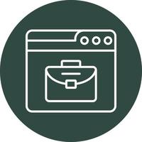Web Portfolio Vector Icon