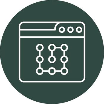 Web Pattern Vector Icon