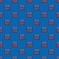 Containers House vector concept colored seamless pattern