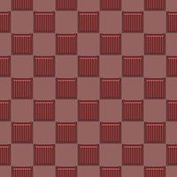 Red Shipping Container vector modern seamless pattern