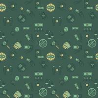 Vector Corruption colored seamless pattern with dollar signs