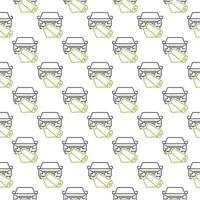 Car Wrap geometric seamless background - vector pattern