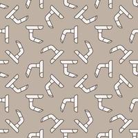 Roof Gutter vector concept colored seamless pattern