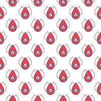 Glucose in Blood vector concept creative seamless pattern
