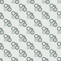 Handcuffs with Banknote vector Stop Corruption colored seamless pattern