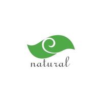 letter e eco green leaf natural symbol logo vector