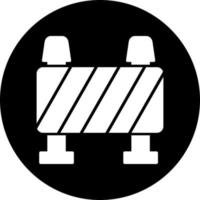 Road Block Vector Icon