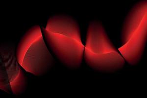 red and black wave abstract background, suitable for landing page and computer desktop background. 3d vector