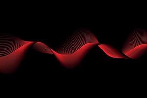 red and black wave abstract background, suitable for landing page and computer desktop background. 3d vector