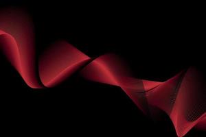 red and black wave abstract background, suitable for landing page and computer desktop background. 3d vector