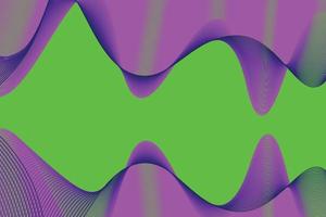 purple wave lines on green background. fluid abstract background.suitable for landng page and computer desktop wallpaper. vector