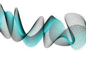 blue light and balack wave abstract background, suitable for landing page and computer desktop background. 3d vector