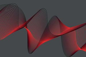 red and balack wave abstract background, suitable for landing page and computer desktop background. 3d vector