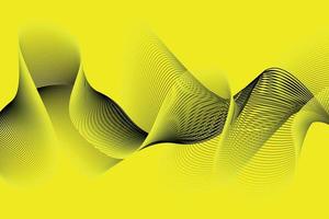 yellow and black wave abstract background, suitable for landing page and computer desktop background. 3d vector