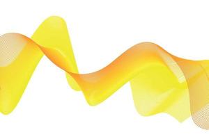 abstract gold gradient wave on black and white gradient background suitable for landing page and desktop background. gluid backgroun. 3d vector