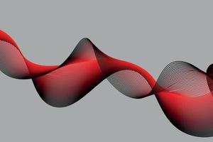 red and black wave abstract background, suitable for landing page and computer desktop background. 3d vector