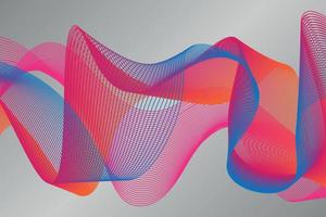 Fondo abstracto de onda degradado colorido. afiche moderno con forma de flujo 3d degradado. diseño de fondo de innovación para la página de inicio. vector