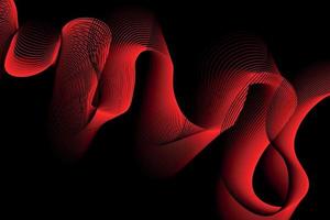 red and black wave abstract background, suitable for landing page and computer desktop background. 3d vector