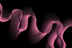 purple pink and black wave abstract background, suitable for landing page and computer desktop background. 3d vector