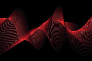 red and balack wave abstract background, suitable for landing page and computer desktop background. 3d vector