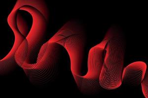 red and black wave abstract background, suitable for landing page and computer desktop background. 3d vector