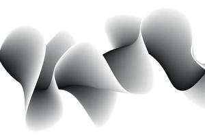 monochrome. white and balack wave. abstract background, suitable for landing page and computer desktop background. 3d vector