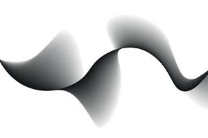 monochrome. white and balack wave. abstract background, suitable for landing page and computer desktop background. 3d vector