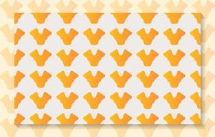 Seamless pattern with abstract yellow line shapes. eps 10. vector
