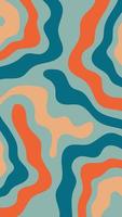 Bold abstract retro pattern illustration vector