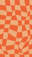 Groovy retro pattern illustration vector